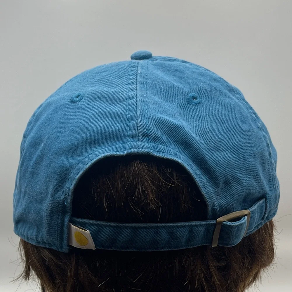 Life Is Good Sky Blue Baseball Hat with Pink Heart Patch